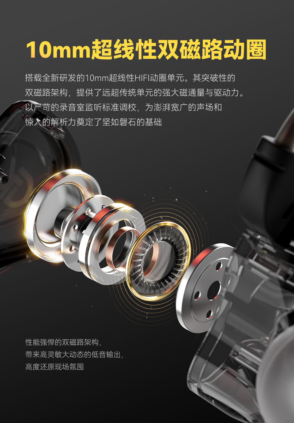 GK-AK8 双磁路动圈单元耳机 - 详情 3